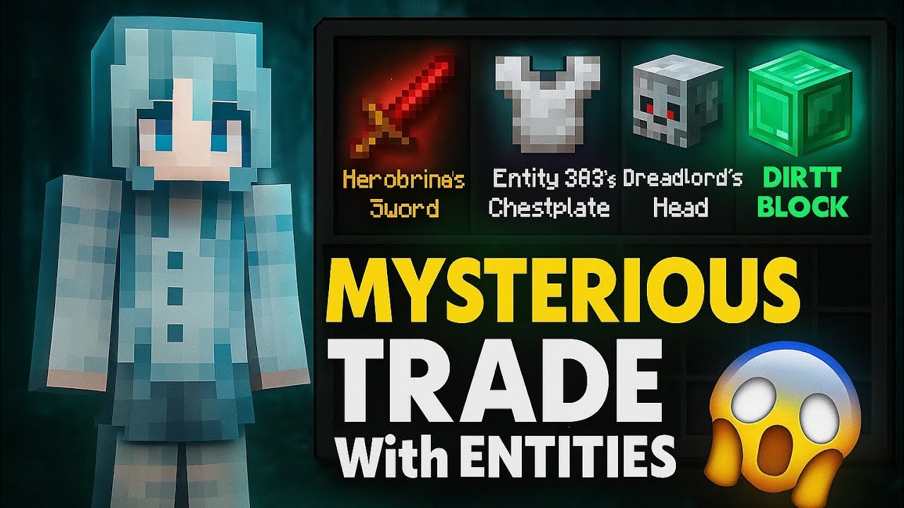 "Hardcore But I Became OP By Trading With Entities"🔥|| Minecraft Hindi