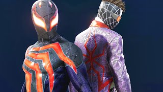 Spider-Man 2 (4K 60FPS) - Hellfire Gala 2022 Suit Peter Parker Gameplay: Free Roam & Crime Fighting