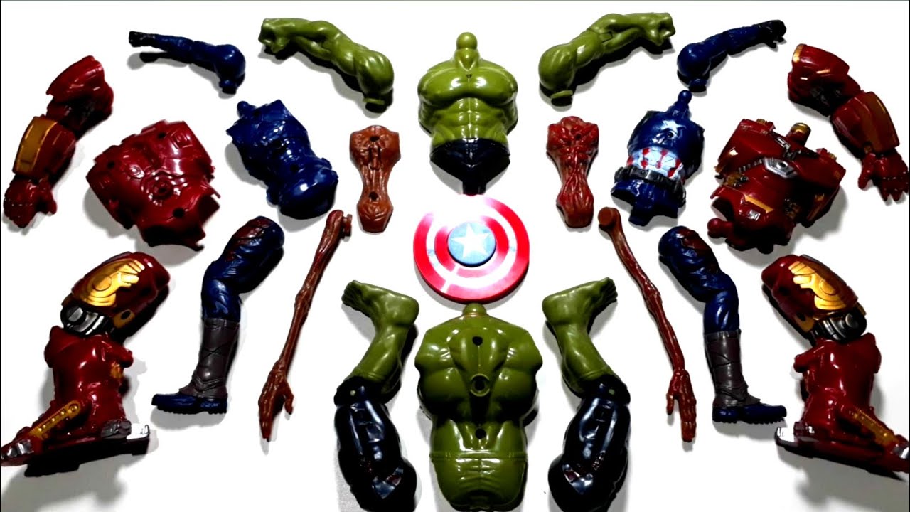 UNBOXING AVENGERS! Hulk Smash, Sirenhead, Captain America & Hulk Buster