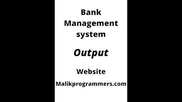 bank management system project in c language