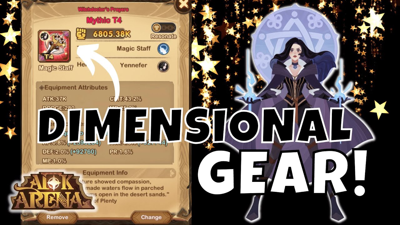 GOT THE DIM NOW GET THE GEAR! [FURRY HIPPO AFK ARENA] YouTube