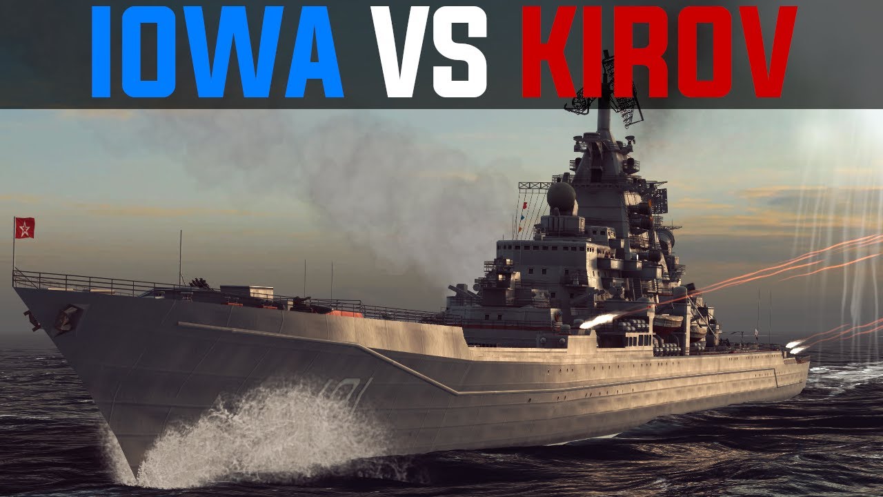 USS Iowa Vs Kirov In Cold Waters