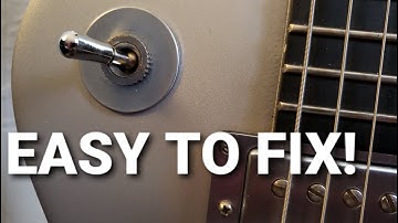 How to Fix a Guitar Switch Cutting Out