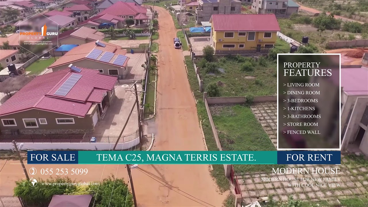 3 BEDROOMS MORDERN HOUSE FOR SALE AT TEMA, ACCRA- GHANA