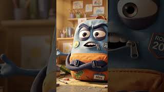 Talking School Bag in Hinglish 😂 | Funny Pixar Style Animation #funny #memes #mcdonalds #animation