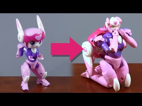 【中国アニメの女性戦士】  【驚きの変形】粉紅宝戦士！