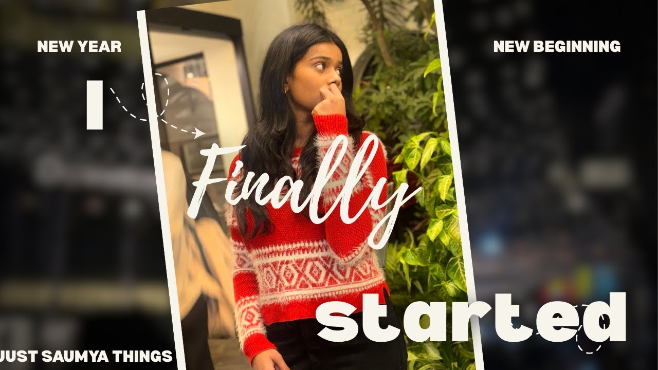 Starting My Dream | Just Saumya Things
