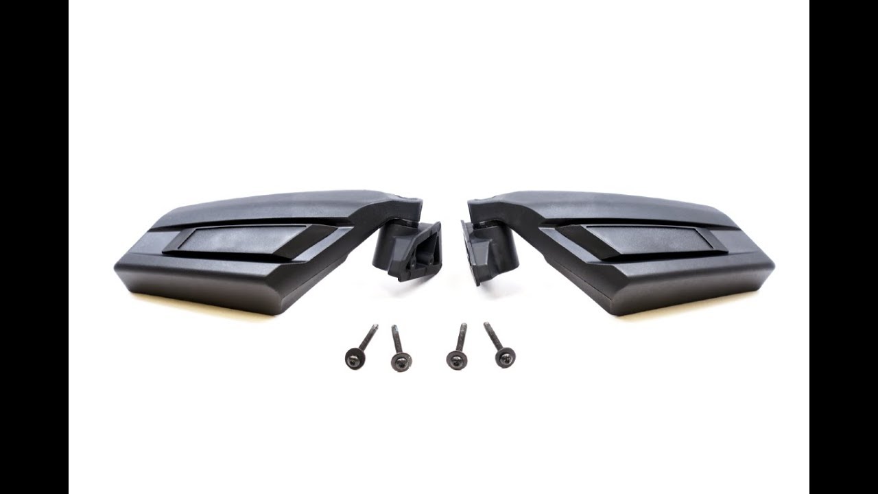 PAIR OF BOLT ON FOLDING ADJUSTABLE SIDE MIRRORS FOR THE CAN AM MAVERICK