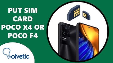 📲  How to PUT SIM card Xiaomi Poco X4 and Poco F4 ✔️ How to Use Poco
