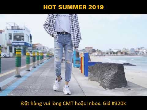 Quần Jean Rách Nam 2O19 | quần rách gối nam