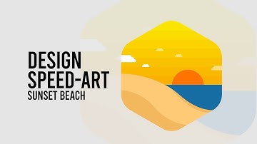 Sunset Vector Illustration Tutorial for Beginners | Adobe Illustrator Tutorial