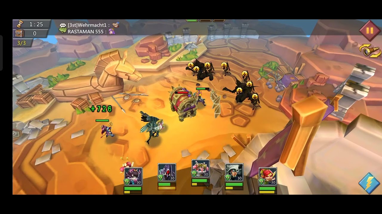 lords mobile. Limited challenge. Petite devil 😈 stage 2 full auto without rose knight