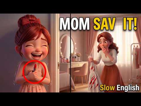 Mom Said “Don’t Touch It”… Then THIS Happened!💄| Slow English (Level A2) |