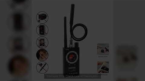 K18 Multi-function Anti-Candid Cam Wireless Lens Device Finder 1MHz-6.5GHz GSM Audio Bug Finder GPS