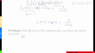 Week 7-8 Solving IVPs with Laplace Transforms