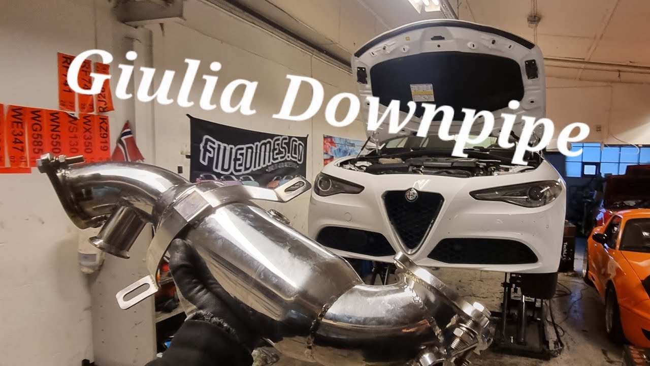 Alfa Romeo Giulia 2.0 Downpipe Install