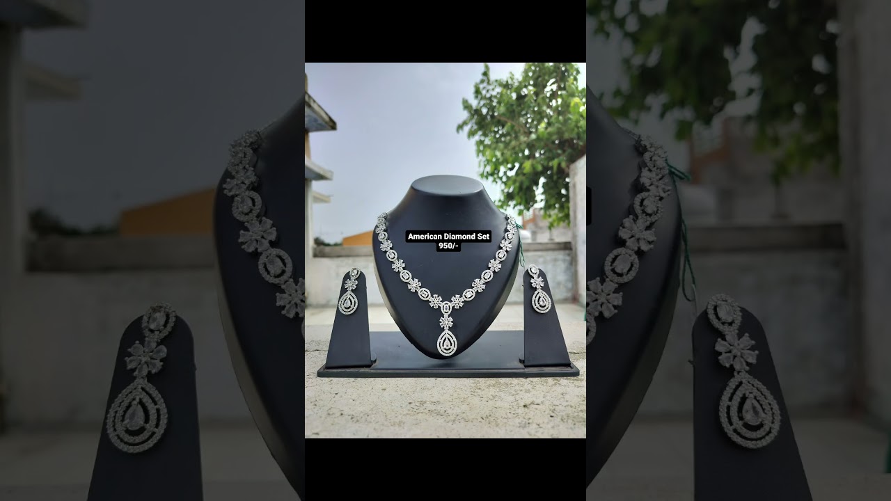 American Diamond Set 950/- only offer price. 