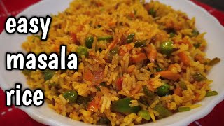 Simple & Tasty Masala Rice Tamil (Eng sub)/ Veg Masala Rice/ Lunch Box Recipe/masala veg fried rice