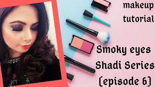 Black smokey eyes makeup tutorial