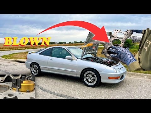 Fixing 600hp Acura Integra’s HEAD GASKET issues with a DIY tool.