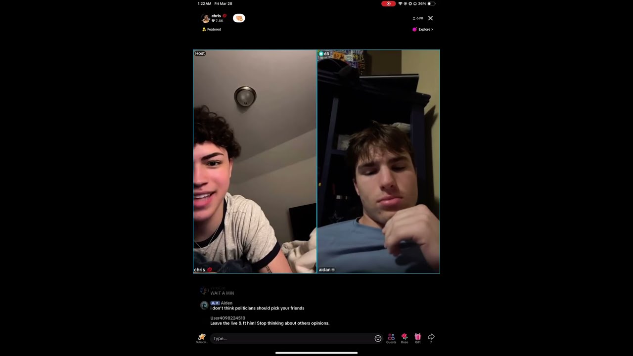 Chris Cotter (@Chrispooh) Messy Reunion With Aiden- FULL TIKTOK LIVE 08/28/25 (With @Steyeuh)