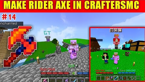 craftersmc skyblock ep 14 | i got rider axe in craftersmc | craftersmc hypixel skyblock ip port