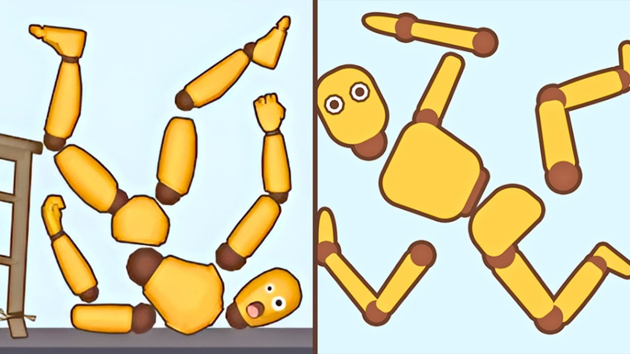 Kick & Break VS Ragdoll Break — Увлекательный ASMR-геймплей. Все игры с максимальным уровнем слож...