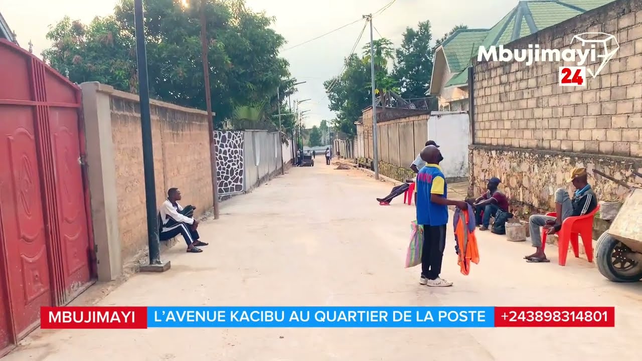 MBUJIMAYI : VISITONS L'AVENUE KACIBU AU QUARTIER DE LA POSTE