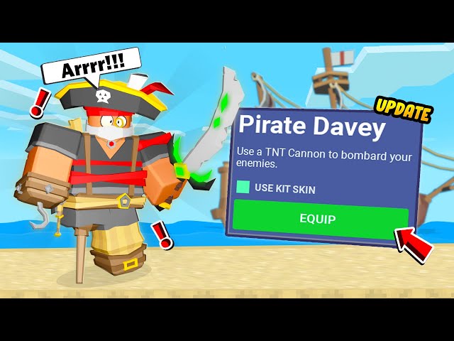 NEW* PIRATE KIT UPDATE!!  Roblox Bedwars - BiliBili