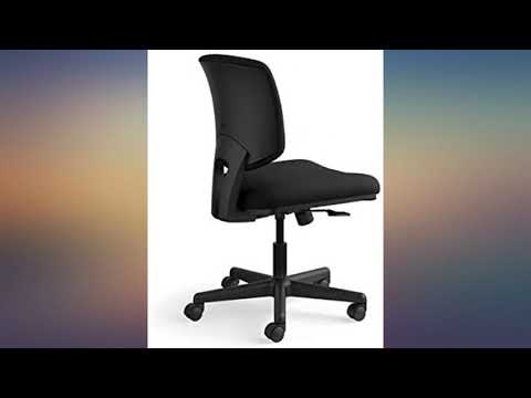 HON H5703.GA10.T Volt Task Chair - Armless Office Chair for Computer Desk, Black review