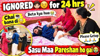 IGNORING Soniya for 24 hrs Prank | Sasu Maa OP   | epic reaction 😂