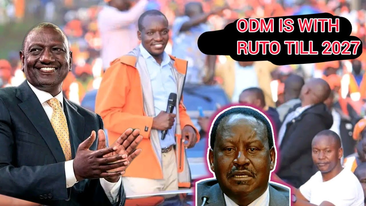 RAILA ODINGA'S party, ODM IS WITH RUTO TILL 2027, says simba Arati 