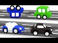 🔴 Os quatro carros coloridos ajudam a polícia! Desenho animado infantil ao vivo em português