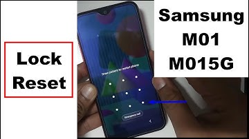 Samsung Galaxy M01 SM-M015G Hard Reset And Paatern Lock Remove