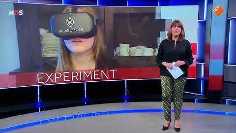 NOS journaal item VR Blended Learning