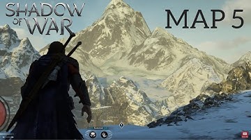 HOW BIG IS THE MAP in Middle-Earth: Shadow of War? Walk Across Map 5
