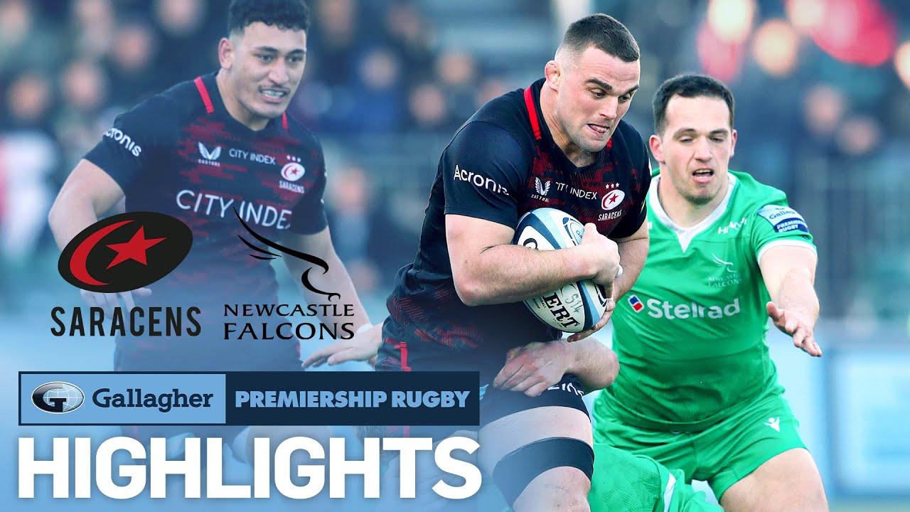 Saracens v Newcastle - HIGHLIGHTS Bonus Point Win at StoneX! Gallagher Premiership 2022/23