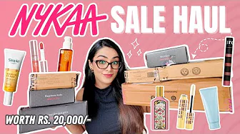 *HUGE* NYKAA SALE HAUL Worth Rs. 20,000/- | *Great Deals* on Makeup, Skincare & Haircare 😍