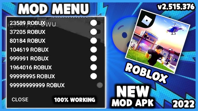 Roblox Mod Menu v2.596.680 Gameplay - Roblox Mod Apk Unlimited Robux - Roblox  Hack Mod Menu 2023 
