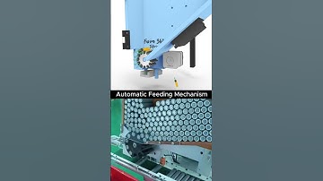 Round Battery Automatic Feeding Mechanism #engineering #mechanism #mechanic #3ddesign #cad