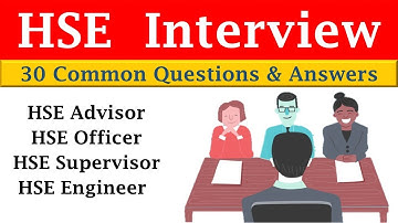 HSE Officer interview questions and answers | Safety officer interview questions for fresher