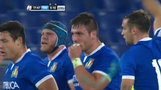 Rugby tutte le mete dell'Italia nel 6 nazioni 2020 HD