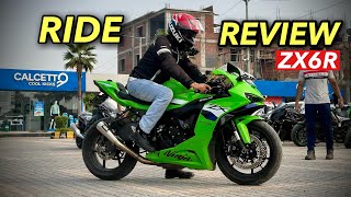 KAWASAKI ZX6R HARD &amp; FAST RIDE REVIEW | PERFORMANCE TEST