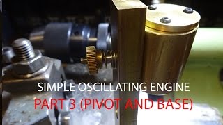 oscillating engine part 3 (BASE, and PIVOT PARTS)