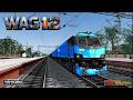 India’s Strongest Loco WAG 12 in Action | Bharat Iron Wheel | Pure Cab View #railworks #train sim