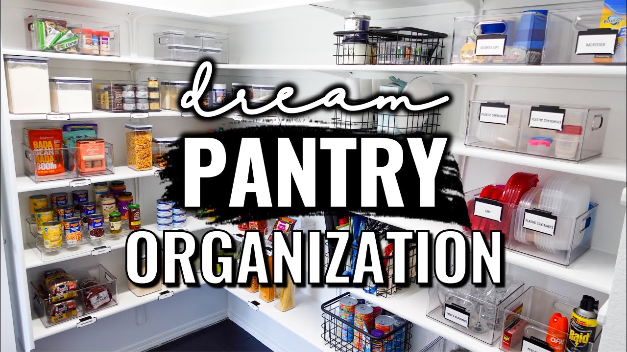 EXTREME PANTRY ORGANIZATION! | Creating My Dream Pantry - YouTube