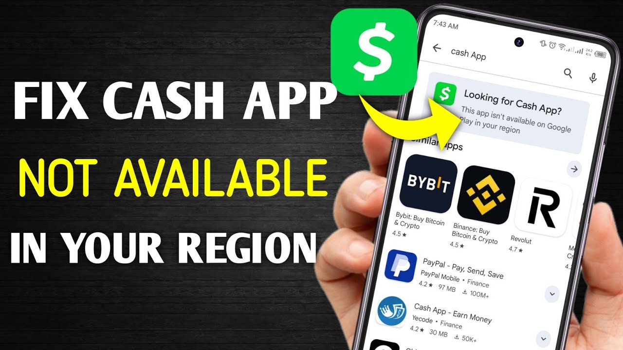How to Fix “Cash App Not Available in Your Region” & Create an Account  Anywhere!