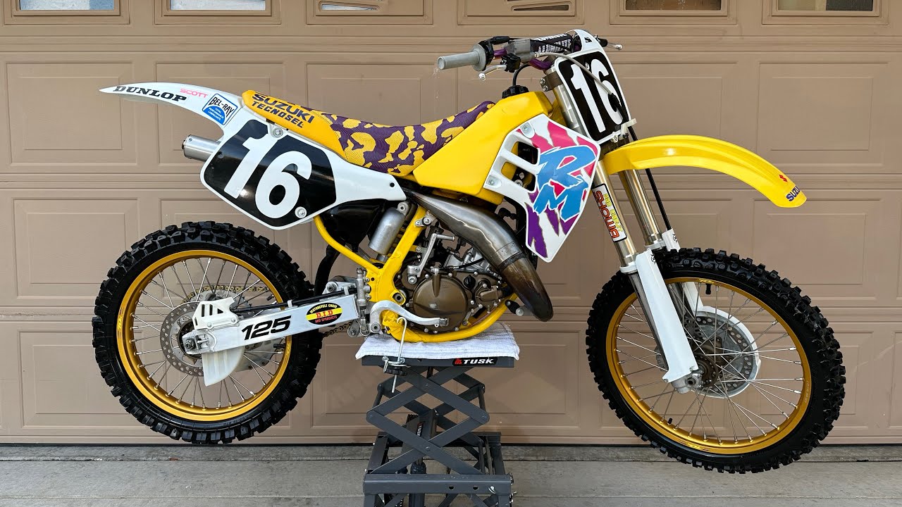 Steve Lamson bike 🤘1992 Suzuki rm125 - YouTube
