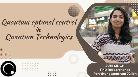 Qoffee with Juhi: Quantum Optimal Control