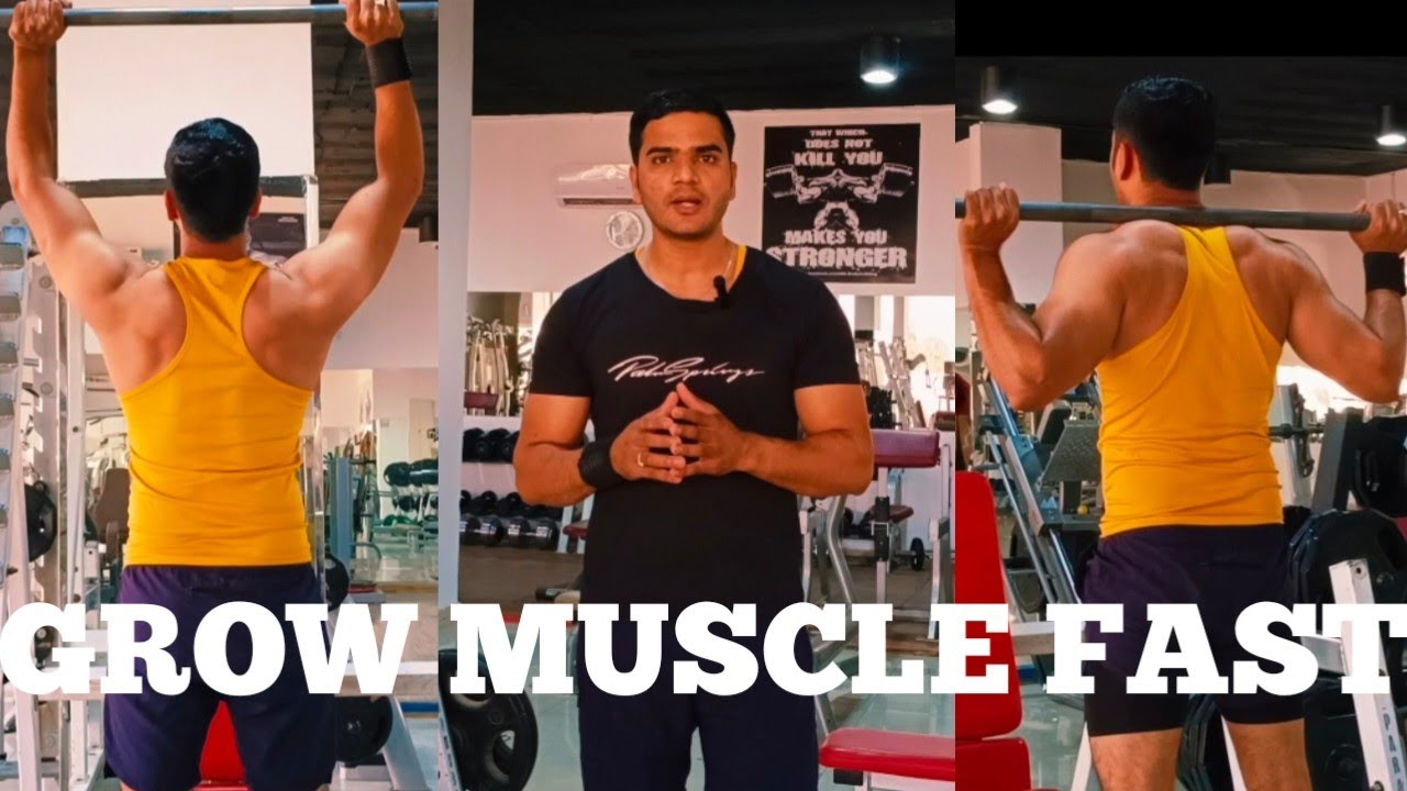 How To Grow Muscle Fast 💪 | Muscle Gain Fast In Hindi #gym - YouTube